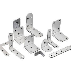 Triangle à angle droit à 90 degrés en acier inoxydable en forme de L T support de plaque de fer charnières de meubles connecteur d'angle matériel de fixation - Product Image 6