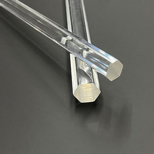 TONGYUAN <span class=keywords><strong>Colonne</strong></span> carrée en <span class=keywords><strong>plexiglas</strong></span> écologique, découpe et traitement, tige en acrylique solide haute transparence, longueur et diamètre personnalisés - Product Image 1