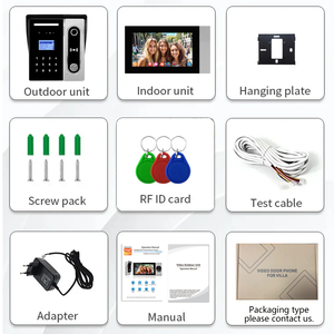 Nieuwe En Originele Systeem Deurbel Video Rfid Kaart Unlock 2 Wire <span class=keywords><strong>Intercom</strong></span> Deurtelefoon Met Goedkope Prijzen - Product Image 6