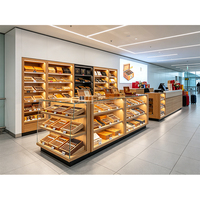 Vitrine de présentation moderne personnalisée pour cigares, armoire à cigarettes haut de gamme, présentoir à cigares