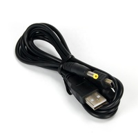 Pour Sony PSP 2000 3000 chargeur de Console de jeu nouveau 1.2M 2-en-1 câble de charge de transfert de données USB câble Audio et vidéo
