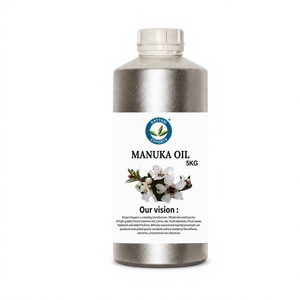 ผู้ส่งออกขายส่งน้ำมันหอมระเหยจากใบมานูก้า (Leptospermum Scoparium) ขนาด 5 กก. สำหรับการใช้งานในอุตสาหกรรม - โดย Katyani Exports - Product Image 1