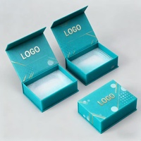 Boîte d'emballage cadeau magnétique en carton rigide Eva avec insert en mousse Eva, logo personnalisé, vente en gros