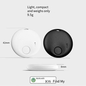 Mini traceur intelligent, application Find My, dispositif anti-perte, localisateur, pour vélos, clés, voitures, compatible iOS, plastique, lithium - Product Image 2