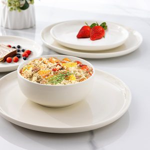 Plato de Porcelana Blanca Redondo para Postre, Comida, Carne, Venta al por Mayor, Personalizado, Económico, para Restaurante, Hotel, Cocina, Boda - Product Image 3