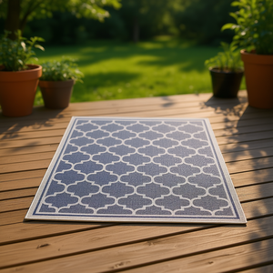 Tapis d'intérieur Sunshine 7 pi 10 po x 10 pi 3 po en polypropylène tissé antidérapant pour usage intérieur et extérieur - Product Image 2