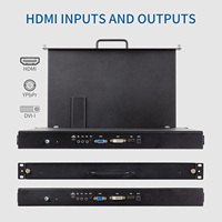 Monitor Extraíble SEETEC SC173-HSD-56 OEM/ODM de 17.3 Pulgadas, 1RU, Full HD, para Montaje en Rack, con Pantalla de Arranque Personalizada para Transmisión