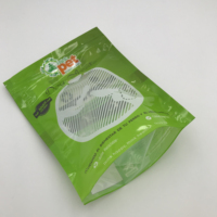 Sachet Doypack Personnalisé Imprimé avec Fenêtre Transparente et Fermeture Zip, Emballage Alimentaire en Plastique de Qualité Alimentaire