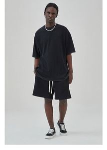 Design Custom Logo Men's Mineral Vintage <b>Blank</b> T-Shirt Heavy <b>Weight</b> Acid Wash Oversized Silk Screen Printed Shaka Color - Product Image 3