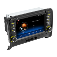 Autoradio Android 4 cœurs avec écran HD 7 pouces, WiFi, Carplay sans fil, Android Auto, radio FM, lecteur DVD pour Audi TT