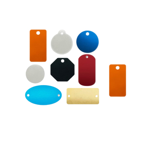 Заготовки для бирок для животных из алюминия и нержавеющей стали с заклепками, разноцветные варианты, высокоточные штампованные листы - OEM-бренд - Product Image 6