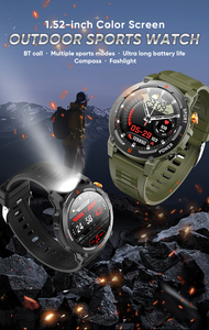 Nuovi Arrivi: Smartwatch con GPS, Bussola, Altimetro e Barometro, Schermo AMOLED da <span class=keywords><strong>1</strong></span>,52 Pollici, Impermeabile IP68 per Avventure e Sport all'Aperto - Product Image 2