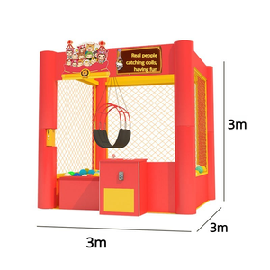 آلة ألعاب رافعة مخلبية تعمل بالعملات المعدنية بحجم جامبو لمراكز التسوق ومدن الملاهي، تتميز بتصميم جذاب على شكل إنسان - Product Image 4