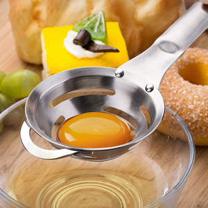 Séparateur de blanc d'œuf en acier inoxydable 304, filtre à œufs créatif, outil de pâtisserie - Product Image 1