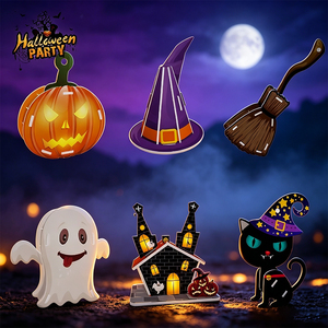 Rompecabezas 3D de Halloween 2026, Juguete DIY para Armar, Estilos Variados, Decoración para Fiestas Infantiles, Juego de Manualidades - Product Image 4