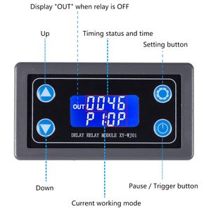 XY-WJ01 Relay Module Delay Disconnection Trigger Delay <strong>Cycle</strong> <strong>Timing</strong> <strong>Circuit</strong> <strong>Switch</strong> - Product Image 2