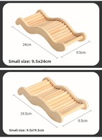Échelle pour hamster en bois massif, robuste et durable, personnalisable, décoration de cage pour habitat de hamster