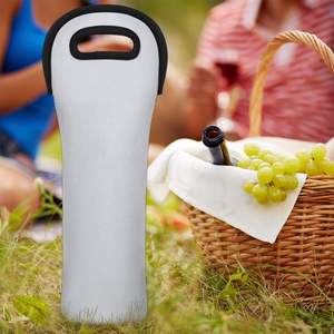 <span class=keywords><strong>Porte</strong></span>-bouteille de vin en néoprène d'usine avec logo personnalisé, refroidisseur de canette étanche isolé de couleur unie pour l'emballage - Product Image 4