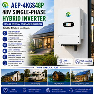 4.6KW Home Energy Storage Hybrid Solar 48V Dual MPPT <b>Battery</b> <b>Backup</b> Power - Product Image 2