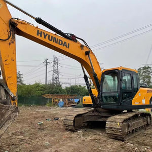 Pelle mécanique sur chenilles originale de la Corée Hyundai 215 Moteur Yanmar d'occasion à haut rendement en bon état Vente - Product Image 1