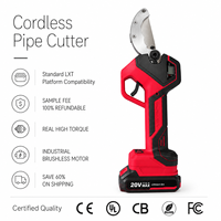 Cisaille à tuyaux électrique professionnelle 40 mm 4,0 Ah 20 V Max sans balais Li-ion rechargeable
