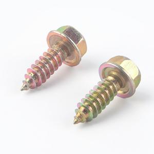 Vis autotaraudeuses à tête hexagonale avec rondelle, conformes aux normes DIN 6928 / <span class=keywords><strong>ISO</strong></span> 7053, pour tôle avec collier - Product Image 3