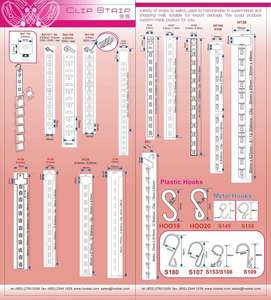 Bandes de marchandisage personnalisées Bandes à pinces Bandes à suspendre Bandes à pinces en plastique - Product Image 2