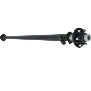 Nouvel essieu de remorque 6000 lb à 6 goujons, boulons 6 x 5,5 po pour remorques légères, vente directe usine - Product Image 1