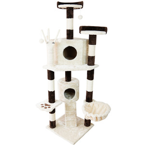 Manufacturer wholesale cat climbing <b>frame</b> integrated <b>large</b> cat climbing <b>frame</b> luxury cat nest cat tree - Product Image 5