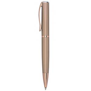 Elegante Penna a Sfera in Raso Oro Rosa con Parti Metalliche Lucidate, Larghezza di Scrittura 0.7mm e 1.0mm, Design Originale e Sportivo - Product Image 2