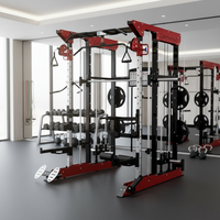 Machine Smith Commerciale de Haute Qualité, Équipement de Gym, Rack de Musculation, Équipement Smith pour Club de Fitness et Centre de Conditionnement Physique