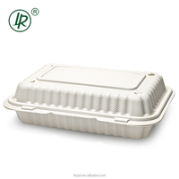 Boîte alimentaire jetable à charnière en MFPP de 32 oz, prix usine LR, pour plats à emporter