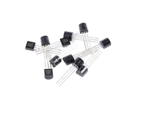 Chip Sensor temperatur bus tunggal DS18B20 TO-92 asli