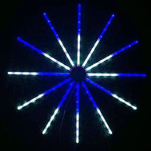 Chapiteau lumineux lumineux de feu d'artifice magique et coloré avec USB LED RVB, pour fête de vacances, mariage et événement de Noël, 8 modes RC - Product Image 3