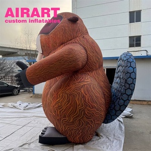 Castor gonflable personnalisé d'événement, castor animal gonflable pour la fête - Product Image 2