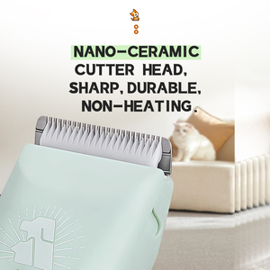 Kemei KM-CW2105 5W 800mAh Batterie Li-ion 6500RPM <span class=keywords><strong>Tondeuse</strong></span> à poils d'animaux <span class=keywords><strong>Tondeuse</strong></span> à pattes Faible bruit 4 en 1 Têtes remplaçables Coupe-poils pour chiens et chats - Product Image 3