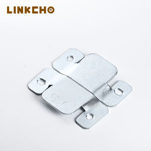 모듈형 모던 가구 하드웨어 부속 소파 이층 침대 철제 프레임 커넥터 플레이트 침대 브래킷 아연 도금 실버 액세서리 - Product Image 1