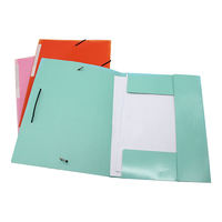 Fabrication de dossiers de présentation de bureau personnalisés, imperméables, multicolores, en PP, format A4, FC, avec logo personnalisé, service OEM, marque Koyo