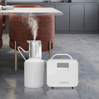 Diffuseur de parfum sans eau rechargeable pour bureau au design moderne, machine électrique d'aromathérapie en métal pour système CVC, garantie 1 an