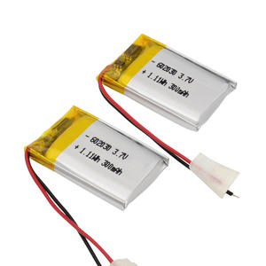 Batterie Lipo 3.7v 602030 300mah Batterie polymère au lithium pour traceur GPS Lecteur MP3 MP4 Casque - Product Image 2