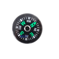 Boussole magnétique de 15 mm pour le camping et la randonnée, accessoire miniature précis, fabricant de boussoles, en stock