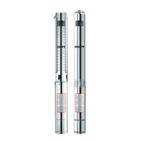 Pompe submersible solaire à faible consommation 0,8 kW-2,2 kW, 4 pouces, étanche IP65, DC sans balais, haute pression, pour puits profond, prix usine, OEM
