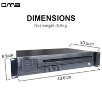 Amplificateur de puissance audio professionnel PFA8000MLed, 1500W, vert, vente en gros de produits chinois