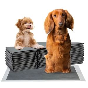 Tapis d'apprentissage de la propreté pour chiens et chiots en charbon de bambou super absorbant, qualité supérieure, directement de l'usine - Product Image 1