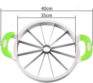 Coupe-légumes multifonctionnel en acier inoxydable grande taille pour fruits et légumes, hachoir, dénoyauteur, trancheuse, coupe-pastèque - Product Image 3