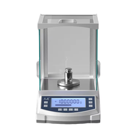 Échelle analytique numérique de laboratoire de précision 0.1g Balance matérielle ABS en acier inoxydable avec écran LCD