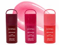 Ensemble de gloss à lèvres et baume à lèvres parfumé SIYIPING 3 en 1 - Parfum longue durée + Kit de maquillage pour les lèvres hydratant pour femmes, cadeau