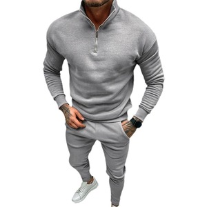 Felpa con Cappuccio da <span class=keywords><strong>Uomo</strong></span> Autunno-Inverno, Mezza Zip, Collo Alto Stile <span class=keywords><strong>POLO</strong></span>, Tinta Unita - Product Image 5