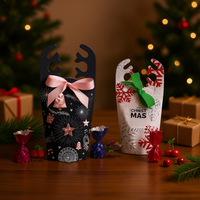 Coffret Cadeau de Noël Renna Choco Box, Assortiment de Bonbons de Noël, Impression Numérique Personnalisée sur Papier Lavable, Cadeau Imprimable