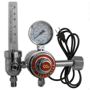 Régulateur de CO2 avec chauffage et débitmètre - Régulateur de pression de dioxyde de carbone à chauffage électrique - Product Image 4